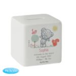 Personalised Tiny Tatty Teddy Woodland Animals Design Ceramic Square Money Box - Image 5