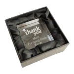 Personalised 'Thank you' Star Motif Crystal Glass Token - Image 3