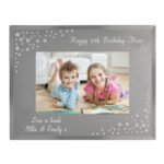 Personalised Any Message Diamante 6x4 Landscape Mirrored Glass Photo Frame - Image 10