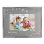 Personalised Any Message Diamante 6x4 Landscape Mirrored Glass Photo Frame - Image 11