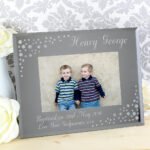 Personalised Any Message Diamante 6x4 Landscape Mirrored Glass Photo Frame - Image 7