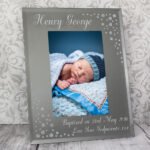 Personalised Any Message Diamante 4x6 Portrait Mirrored Glass Photo Frame - Image 5