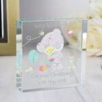 Personalised Tiny Tatty Teddy Cuddle Bug Crystal Glass Token