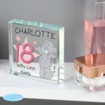 Personalised Me to You Sparkle & Shine Birthday Crystal Glass Token - Image 2