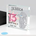 Personalised Me to You Sparkle & Shine Birthday Crystal Glass Token - Image 3