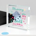 Personalised Me to You 'You Are My World' Crystal Glass Token - Image 3