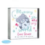 Personalised Me to You 'You Are My World' Crystal Glass Token - Image 4