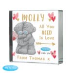 Personalised Me to You Hold You Forever Crystal Glass Token - Image 4
