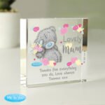 Personalised Me to You 'Lovely Mum' Crystal Glass Token - Image 4
