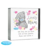 Personalised Me to You 'Lovely Mum' Crystal Glass Token - Image 5