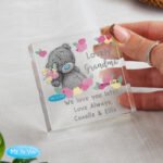 Personalised Me to You 'Lovely Mum' Crystal Glass Token - Image 2