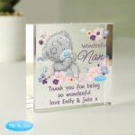 Personalised Me to You 'Wonderful Nan' Crystal Glass Token - Image 3