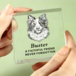 Personalised Dog Breed Design Crystal Glass Token - Image 3