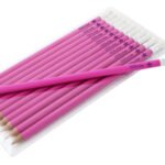 Personalised Name Only Star Motif Pink Pencils (12 Pack) - Image 2