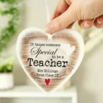 Personalised 'It Takes Someone Special' Hanging Wooden Heart Shaped Decoration - Image 3