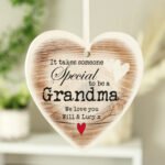 Personalised 'It Takes Someone Special' Hanging Wooden Heart Shaped Decoration - Image 4