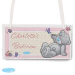 Personalised Me to You Butterflies & Flowers Design Hanging Wooden Sign - Image 3