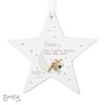 Personalised Boofle Baby Hanging Wooden Star Decoration - Image 5