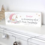 Personalised Swan Lake Design Wooden Mantel Decoration