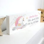 Personalised Swan Lake Design Wooden Mantel Decoration - Image 3