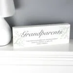 Personalised Any Message Branches Design Wooden Mantel Decoration - Image 2