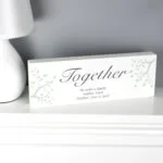 Personalised Any Message Branches Design Wooden Mantel Decoration - Image 3