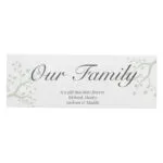 Personalised Any Message Branches Design Wooden Mantel Decoration - Image 7