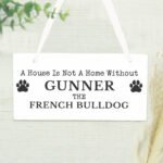 Personalised Dog Breed Paw Print Motif Hanging Wooden Sign - Image 2