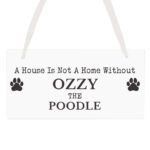 Personalised Dog Breed Paw Print Motif Hanging Wooden Sign - Image 6