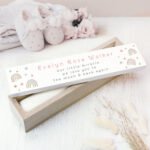 Personalised Any Message Rainbows Design Wooden Certificate Holder - Image 3