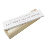 Personalised Any Message 'Certificate of Marriage' Wooden Certificate Holder - Image 4