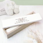 Personalised Any Message Heart Motif Wooden Certificate Holder - Image 4