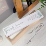 Personalised Any Message Botanical Design Wooden Certificate Holder - Image 2