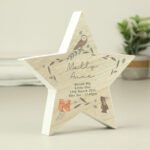 Personalised Children's Woodland Animals Design Star Shaped Decoration - Image 3