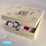 Personalised Tiny Tatty Teddy Winter 'Christmas Eve Box' Large Wooden Keepsake Box - Image 2