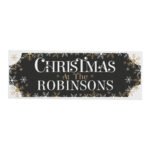 Personalised 'Christmas At The...' Family Wooden Mantel Decoration - Image 5