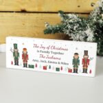 Personalised Christmas Nutcracker Design Wooden Mantel Decoration - Image 4