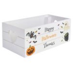 Personalised Halloween Themed Small White Wooden Storage Crate - Image 5
