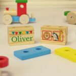 Personalised Children’s Circus Animals Colourful Wooden Toy Train - Image 5