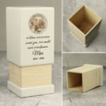 Personalised 'If Love Could Have Saved You' Pet Memorial Photo Upload Small Wooden Urn - Image 3