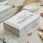 Personalised Wild Flowers Design White Wooden Jewellery Box - Image 5