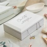 Personalised Name & Message Heart Motif White Wooden Jewellery Box - Image 3