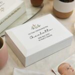 Personalised Any Message Gold Cross Motif White Wooden Jewellery Box - Image 4