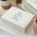 Personalised Any Message Gold Cross Motif White Wooden Jewellery Box - Image 5