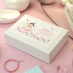Personalised Children's Fairy Princess Design White Wooden Jewellery Box - Image 4