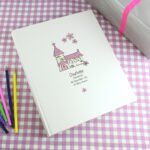 Personalised Any Message Pink Whimsical Church Design Traditional Photo Album