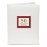 Personalised Red Square Design Traditional Photo Album - Image 2