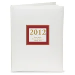 Personalised Red Square Design Traditional Photo Album - Image 4