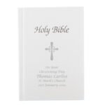 Personalised Any Message Cross Motif Holy Bible - Image 4