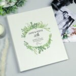 Personalised Any Message Fresh Botanical Design Traditional Photo Album